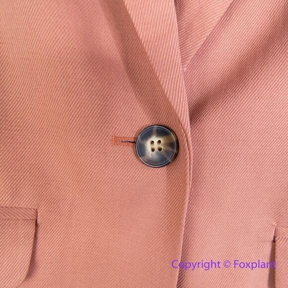 New! Madewell The Larsen Blazer in Drapeweave in rose, size S - Picture 7 of 16